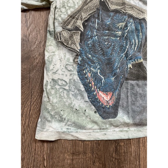 Vtg 90's‎ Godzilla Tee Shirt Tie Dye Youth Large - Picture 3 of 7